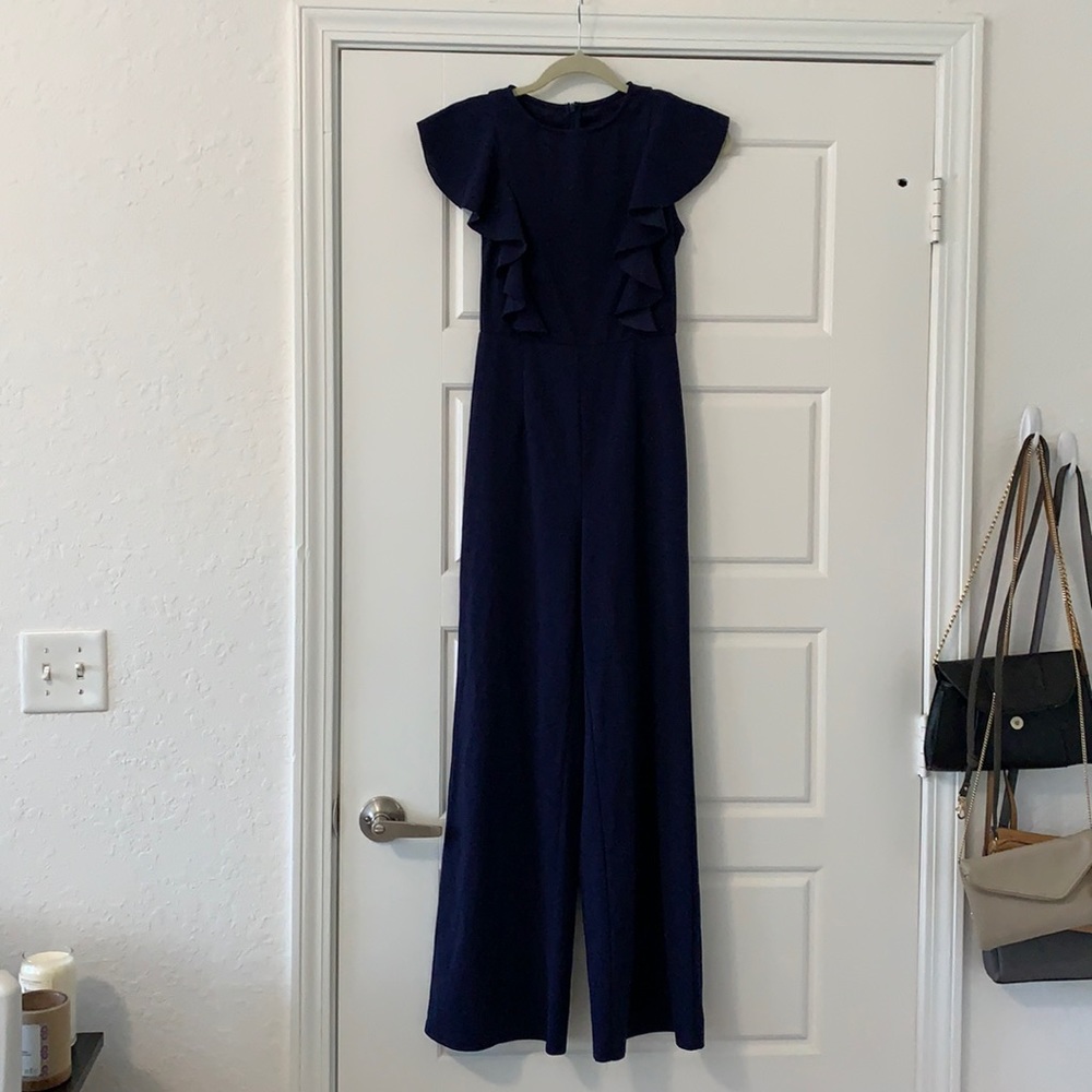 Navy blue jumpsuit